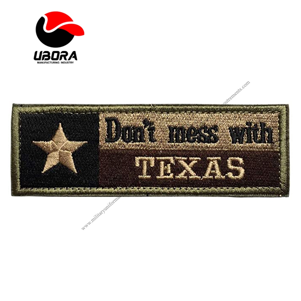 Texas State Flag Military Tactical Morale Desert Badge Embroidery Patch Premium 